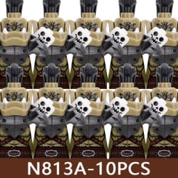 Medieval Castle Soldier Figures Building Blocks Military Army Knight Roman Warrior Infantry Militia Orc Accessories Bricks Toys