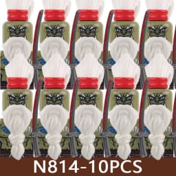 Medieval Castle Soldier Figures Building Blocks Military Army Knight Roman Warrior Infantry Militia Orc Accessories Bricks Toys