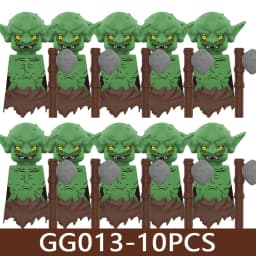 Medieval Castle Soldier Figures Building Blocks Military Army Knight Roman Warrior Infantry Militia Orc Accessories Bricks Toys