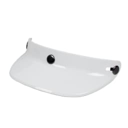 3 Snap-Button Visor Jet Helmet Visor Brim for Small Motorcycle Scooter Helmet Accessory Universal Fit