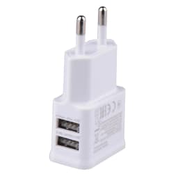 5V 1A Dual USB Charger EU Plug Portable Travel Power Adapter Fast Charging Universal For iPhone Android Smartphone