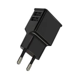 5V 1A Dual USB Charger EU Plug Portable Travel Power Adapter Fast Charging Universal For iPhone Android Smartphone