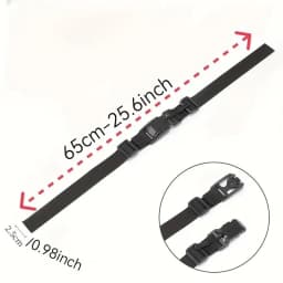 Backpack Magnetic Chest Pack StrapEasy Detachable Strap Adjustable Shoulder Strap Outdoor Camping Tactical Bag Strap Accessories