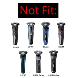 SH50 Replacement Head Compatible with Philips Series 5000 Electric Shaver Razor ATXX/PTXX/S5xxx/PT8xx/PT7xx/AT8xx/AT7xx