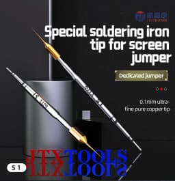 NEW 0.1mm Ultra-Fine Soldering Iron Tip Special For Screen Jumper Suitable For 210 Series Soldering Iron Tips JTX S1