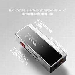 AIYIMA H4 HIFI Portable Headphone Amplifier USB DAC AMP ES9039Q2M PCM768 DSD512 4.4mm Balanced/3.5mm Jack Output OLED Display