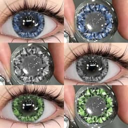 JeweLens 2pcs Diamond Cosplay Nightclub Party Contact Lenses Luxury Cosmetic Eye Softlens