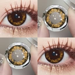 JeweLens 2pcs Diamond Cosplay Nightclub Party Contact Lenses Luxury Cosmetic Eye Softlens