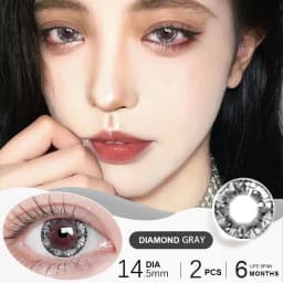 JeweLens 2pcs Diamond Cosplay Nightclub Party Contact Lenses Luxury Cosmetic Eye Softlens