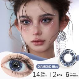 JeweLens 2pcs Diamond Cosplay Nightclub Party Contact Lenses Luxury Cosmetic Eye Softlens