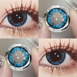 JeweLens 2pcs Diamond Cosplay Nightclub Party Contact Lenses Luxury Cosmetic Eye Softlens