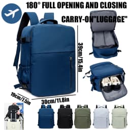 40X30X20Cmboarding Travel Backpack, Compatible with Ryanair, Easyjet, and Wizardair Budget Backpacks (Selected Products)