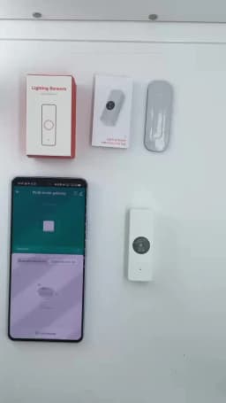 Tuya ZigBee Light Sensor Luminance Brightness Detector Smart Home Illumination Sensor Works with Smart Life