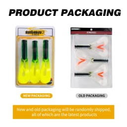 Hunthouse 3PCS/lot Twin Tail Trailer Soft Fishing Lures Silicone Spinning Souple 145mm/21.7g 175mm/36.7g PVC For Pike LW234