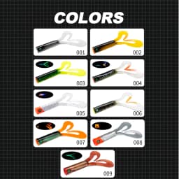 Hunthouse 3PCS/lot Twin Tail Trailer Soft Fishing Lures Silicone Spinning Souple 145mm/21.7g 175mm/36.7g PVC For Pike LW234