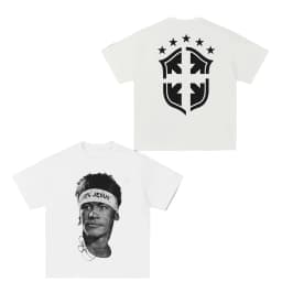 Neymar American Football Star Print Short-sleeved T-shirt Women Clothing Athleisure Print Fashion Tee Aesthetic Clothes