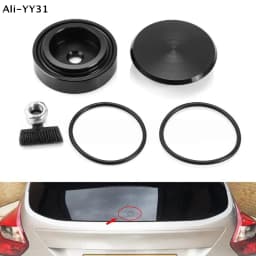 【YC】1 Set Universal Waterproof Car Accessories Aluminum Alloy Car Rear Wiper Delete Kit Plug Cap Rear Window Wiper Arm Cover