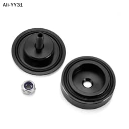 【YC】1 Set Universal Waterproof Car Accessories Aluminum Alloy Car Rear Wiper Delete Kit Plug Cap Rear Window Wiper Arm Cover