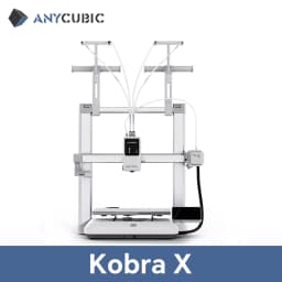 NEW ANYCUBIC Kobra X Multi-color 3D Printer Built in 4 Color Soft & Hard Materail Printing Max 600mm/s Print Speed 3D Printer