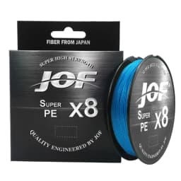 JOF 15-100LB X8 Braided Fishing Line Abrasion Resistant Superline Zero Stretch for Saltwater and Freshwater 150M 300M 500M
