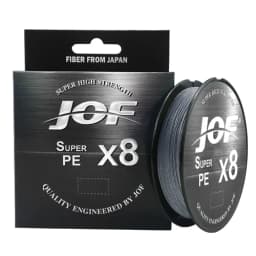 JOF 15-100LB X8 Braided Fishing Line Abrasion Resistant Superline Zero Stretch for Saltwater and Freshwater 150M 300M 500M