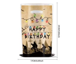 Stranger Season 5 Gift Bag Party Supplies Birthday Decor Goody Biscuit Loots Candy Bag Packaging Baby Shower Horror Party Favors
