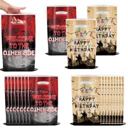 Stranger Season 5 Gift Bag Party Supplies Birthday Decor Goody Biscuit Loots Candy Bag Packaging Baby Shower Horror Party Favors
