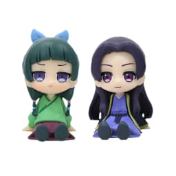 Q Version The Apothecary Diaries Maomao Jinshi Mini Anime Figure Toy Periphery Kawaii Sitting Desktop Car Ornaments Model Gifts