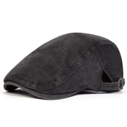 Men Solid Color Washing Newsboy Caps British Painters Hats Spring and Autumn Adjustable Flat Cap Hip Hop Berets