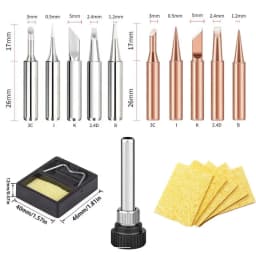 900M-T Series Welding Tips Lead-Free Welding Solder Tip Pure Copper Soldering Iron Head Welding Soldering Accessories