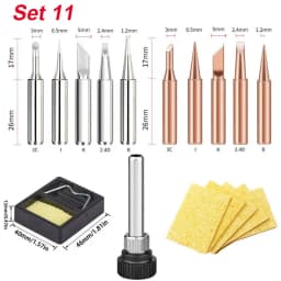 900M-T Series Welding Tips Lead-Free Welding Solder Tip Pure Copper Soldering Iron Head Welding Soldering Accessories