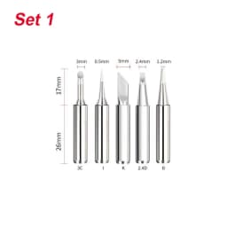 900M-T Series Welding Tips Lead-Free Welding Solder Tip Pure Copper Soldering Iron Head Welding Soldering Accessories
