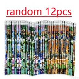 HOT 4pcs-12pcs Pencil no box High Appearance Level MC 2B Pencil Children Special Wood Pen Stationery Birthday Gift--