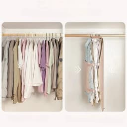 Wardrobe Compressed Storage Board Closet Space Saver Compression Strap for Down Jacket Coat Sweater Travel Clothes Organizer Bag
