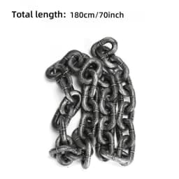 1Pcs 70inch Funny Dog Rope Prank Foam Chain Photo Props Durable Decoration Cute Dog Traction Rope Pet Supplies Accessories