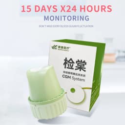 aidexx 15Day Continuous Blood Glucose Sensor Dynamic Glucose Monitoring CGMS Bluetooth ScanFree Blood Sugar Monitor for Diabetes