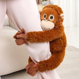 30/60/90CM Lifelike Monkey Orangutan Plushies Dolls Cartoon Gorilla Plush Stuffed Animal Toy Room Decor