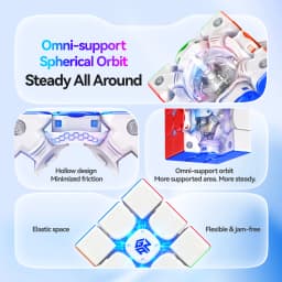 [JudyCube] GAN I4 Intelligent Flagship 3X3 Magnetic Smooth Competition Online PK Puzzle Toy GAN Smart Cube I4