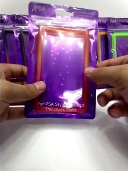 35PT Grade Graded Card Slab Gradient Silicone TPU Bumper Case Guard Protector For Sports Game Pokemon Card Display Sleeves Skin