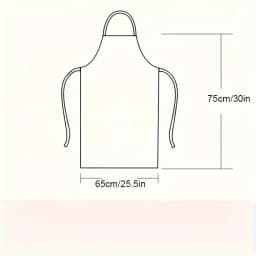 1/2pcs Durable Polyester Adjustable Neck Apron with 2 Large Pockets Great for Cooking, Grilling Grilling, Christmas Crafts