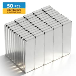 30x10x3mm Magnet Permanent Magnetic Imanes Block Powerful Magnets Refrigerator Magnets DIY Office Whiteboard Workshop