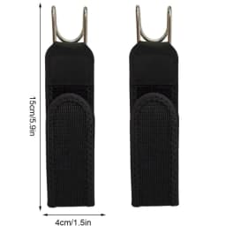 1/2pcs Tactical Hook Elastic Waistband, Buckle Free Invisible Waist Closure, Suitable for Hunting, Fishing, Camping
