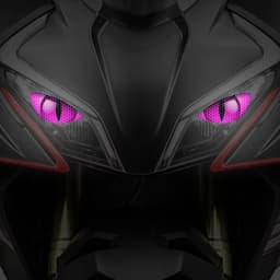 1Pair Reflective Horror Cat Eye Motorcycle Sticker Waterproof Cartoon Night Safety Vinyl Decal for Headlight Front Fairing Tank