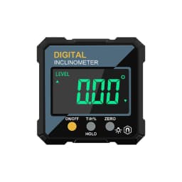 Woodworking Tools 4-sided Magnetic Dual Laser Inclinometer Digital Angle Measuring Instrument with Tilt Measurement Laser Level