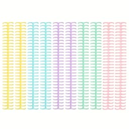 5-10PCS Plastic Comb Binding Spines 30-Ring Spiral Binding Coils for Business Document Notebook File Making - Office Supplies