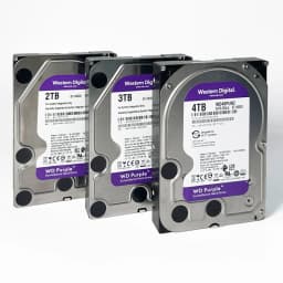 Western Digital 4TB 3TB 2TB 1TB WD Purple Surveillance Internal Hard Drive HDD - SATA 6 Gb/s, 64 MB Cache, 3.5" 1TB-WD10EJRX