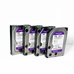 Western Digital 4TB 3TB 2TB 1TB WD Purple Surveillance Internal Hard Drive HDD - SATA 6 Gb/s, 64 MB Cache, 3.5" 1TB-WD10EJRX