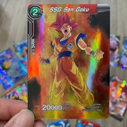 Dragon Ball Cards Shiny Son Goku Super Saiyan Series Signature Game Card Goku Classic Collection Toys Game Collection Card