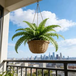 2pc UV Resistant No Fade Artificial Persian Fern Grass Ground Stake Fake Green Plant for Garden Patio Yard Outdoor Hotel Decor