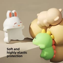 Cartoon Corner Protector Anti-Collision Edge Guard Silicone Cover for Baby Kids Furniture Table Window Dinosaur Rabbit Bear